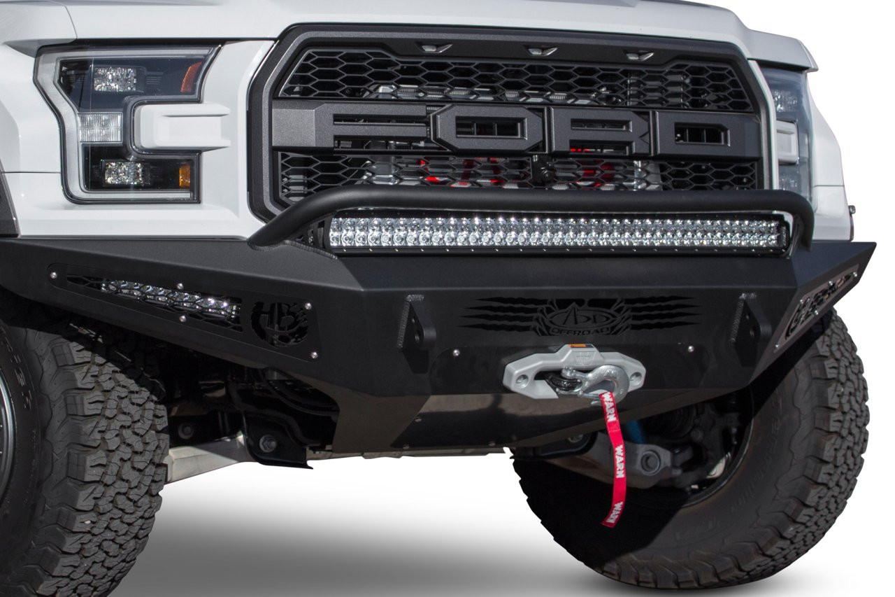 HoneyBadger Front Bumper (F117382860103) — installed view