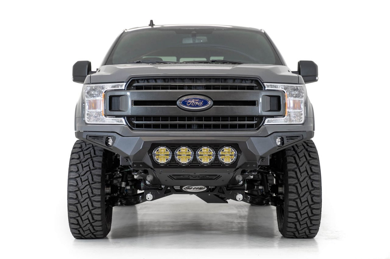 Bomber Front Bumper (F180014110103) — installed view