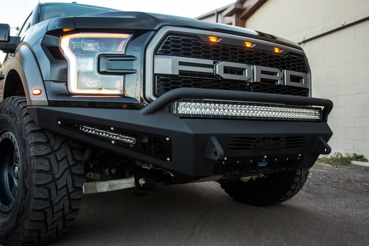 HoneyBadger Front Bumper (F117432860103) — installed view