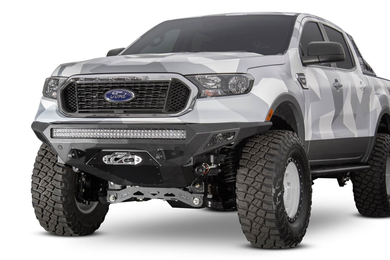Stealth Fighter Front Bumper (F221423030103) — installed view