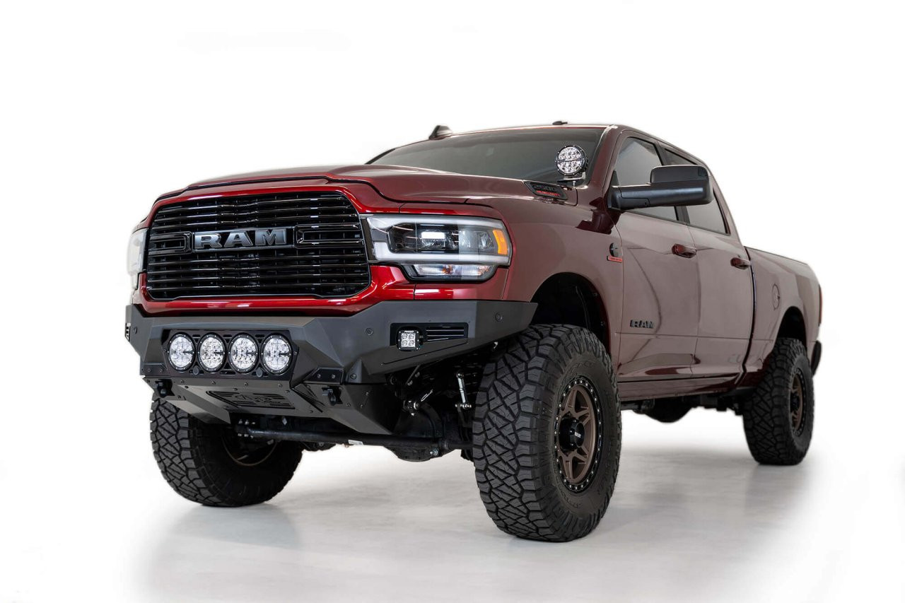Bomber Front Bumper (F560014110103) — installed view