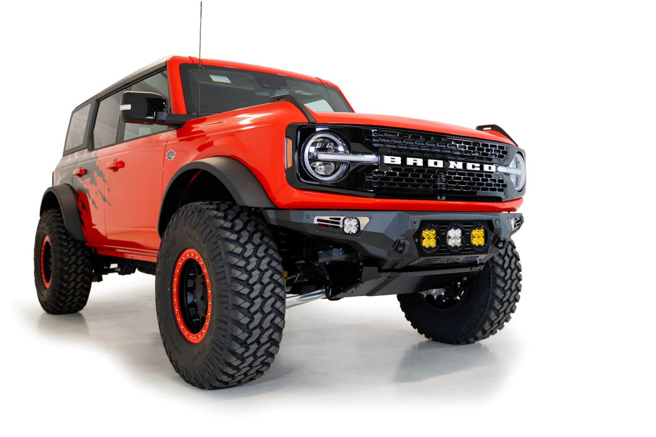 Bomber Front Bumper (F230194120103) — installed view