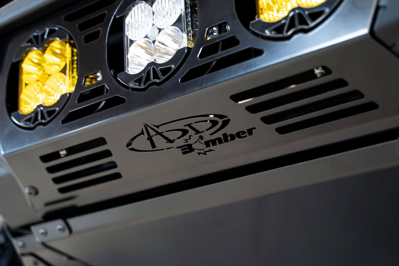 Bomber Front Bumper (F230194120103) — installed view