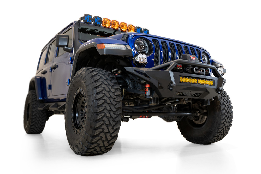 Stealth Fighter Front Bumper (F960272110103) — installed view