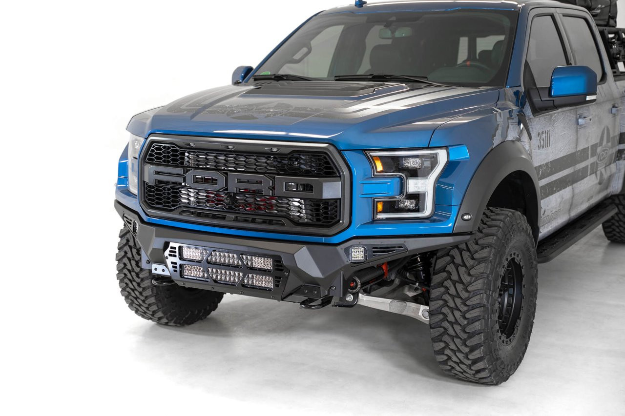 Bomber Front Bumper (F110012140103) — installed view
