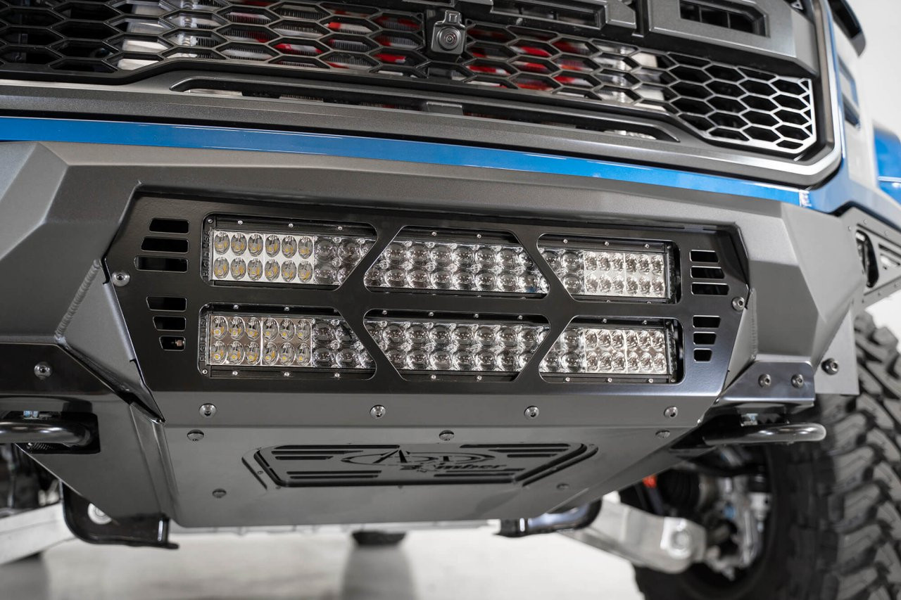 Bomber Front Bumper (F110012140103) — installed view