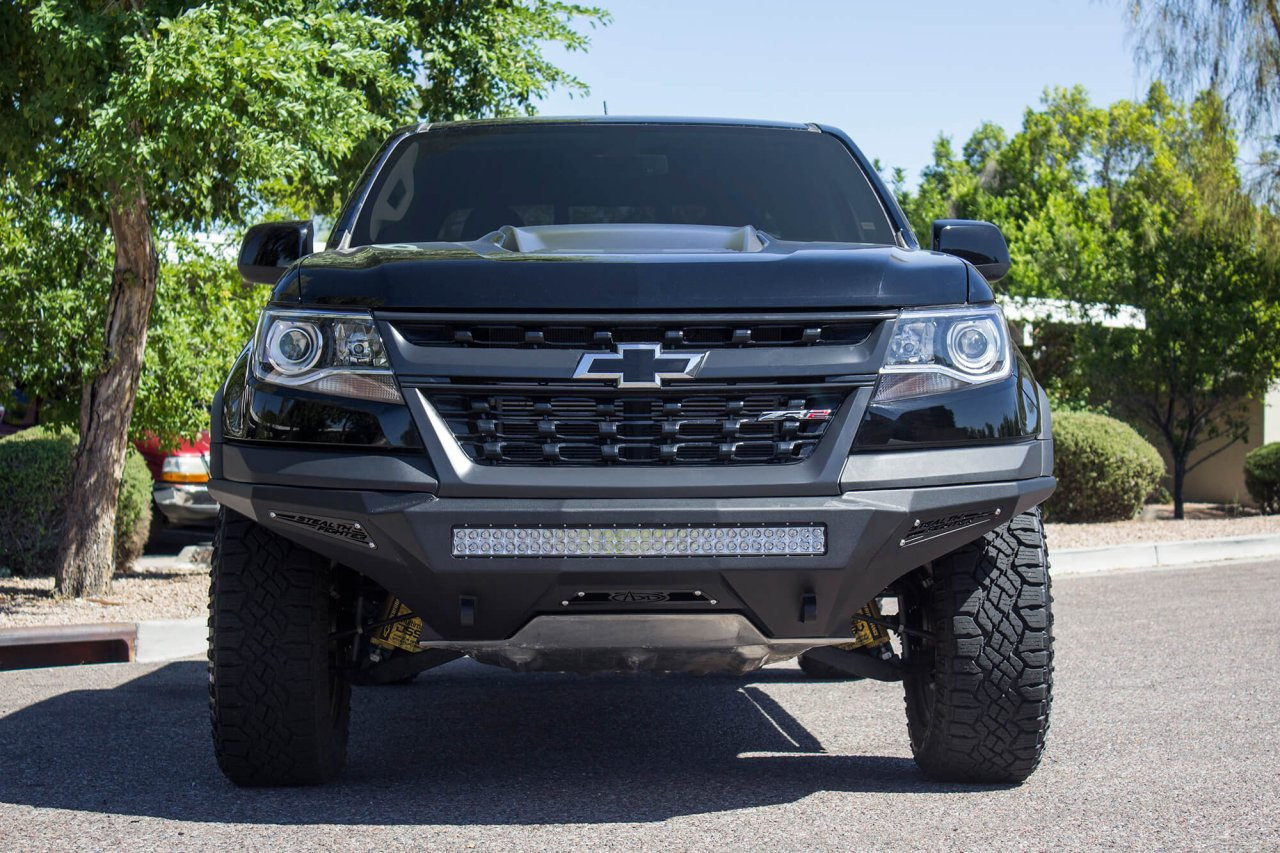 Stealth Fighter Front Bumper (F371192740103) — installed view