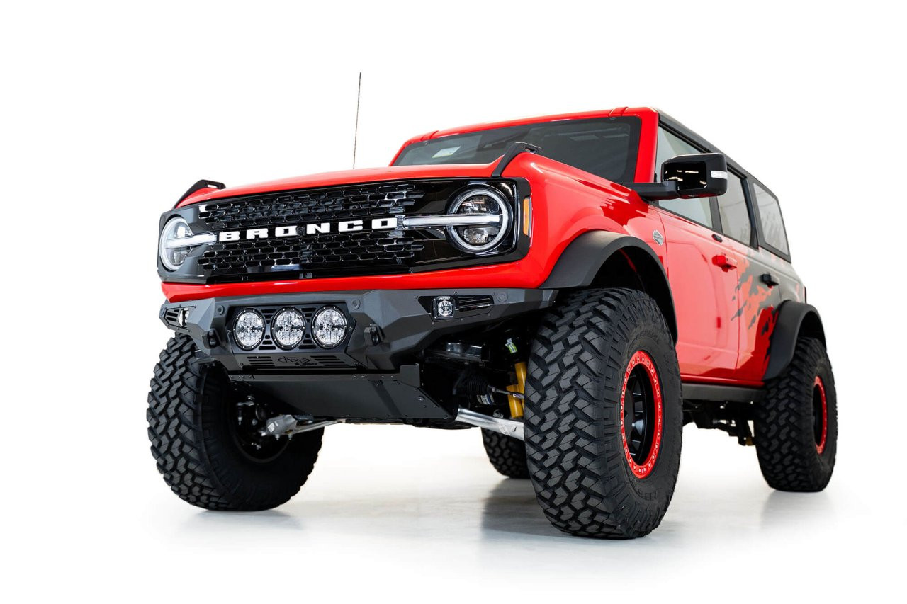 Bomber Front Bumper (F230194130103) — installed view