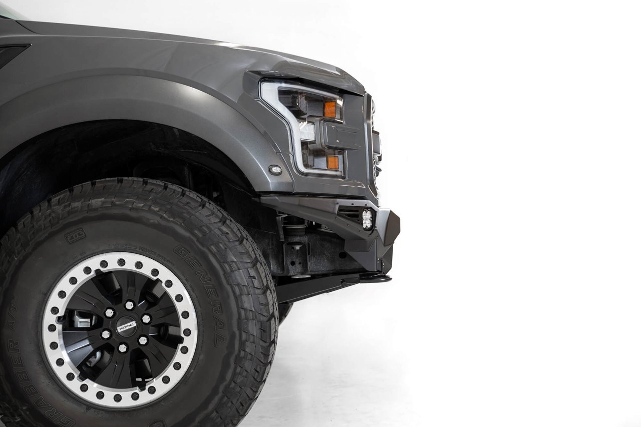 Bomber Front Bumper (F110014100103) — installed view