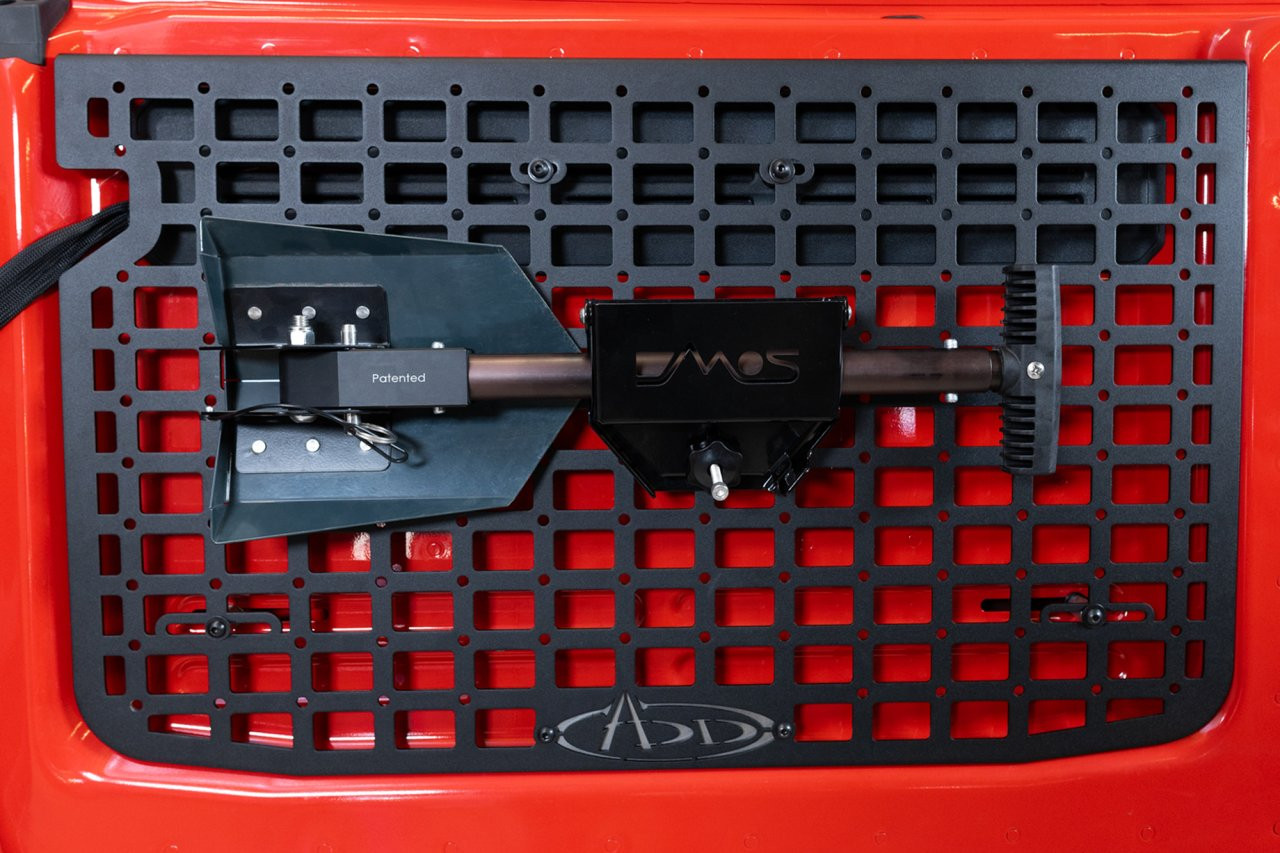 Tailgate Molle Panel (AC2302701NA) — installed view