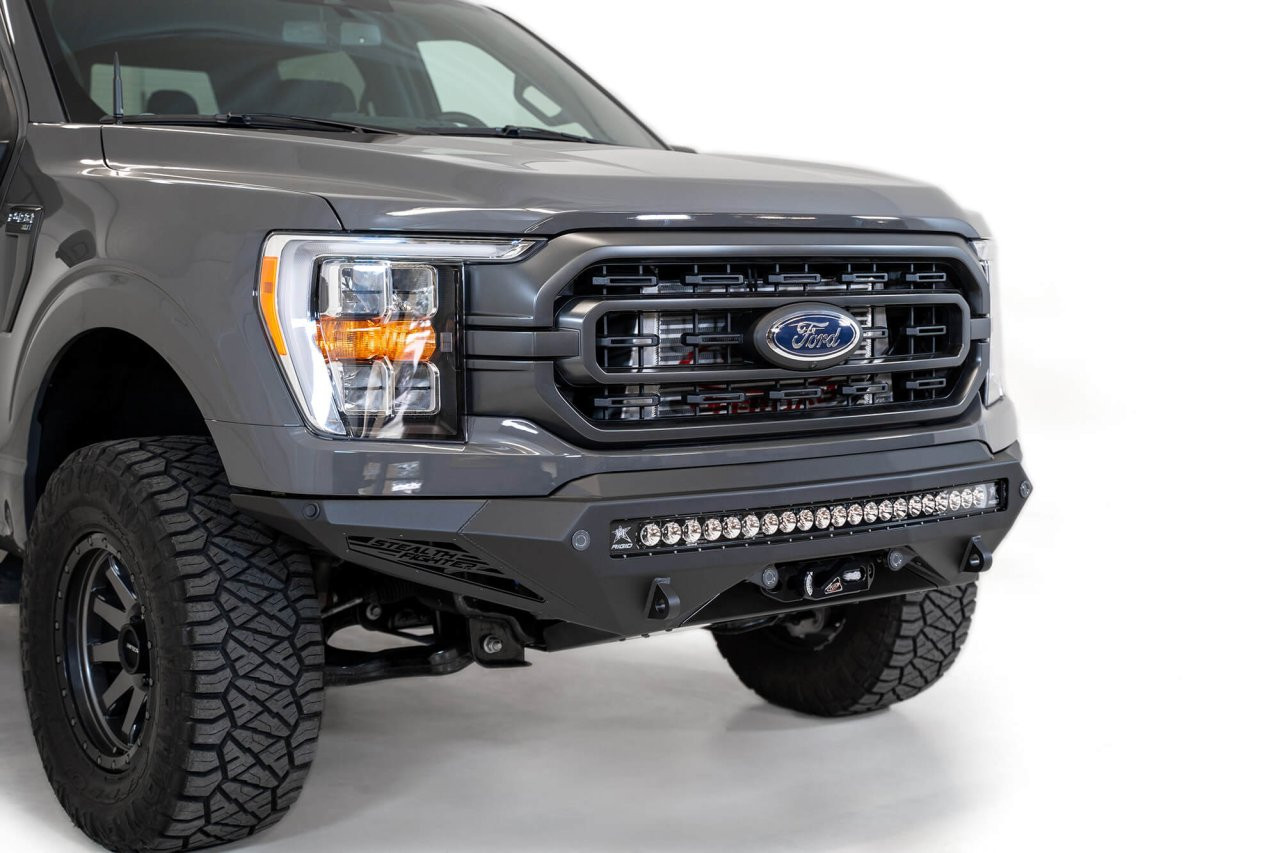 Stealth Fighter Front Bumper (F191422860103) — installed view