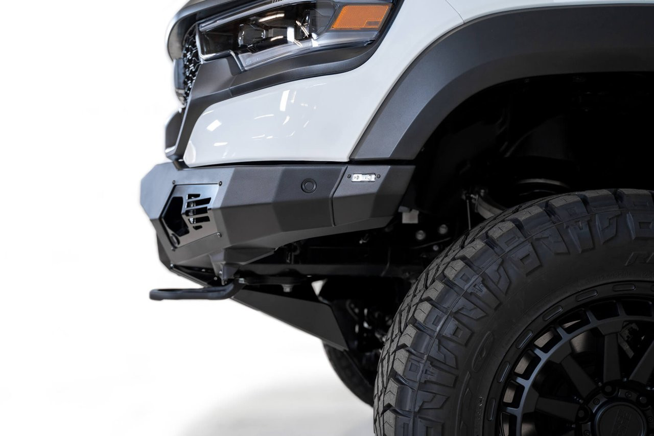 Bomber Front Bumper (F620012140103) — installed view