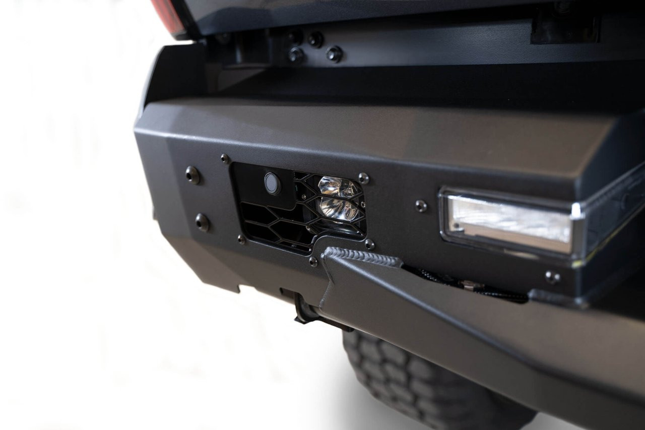 Stealth Fighter Rear Bumper (R763271370103) — installed view