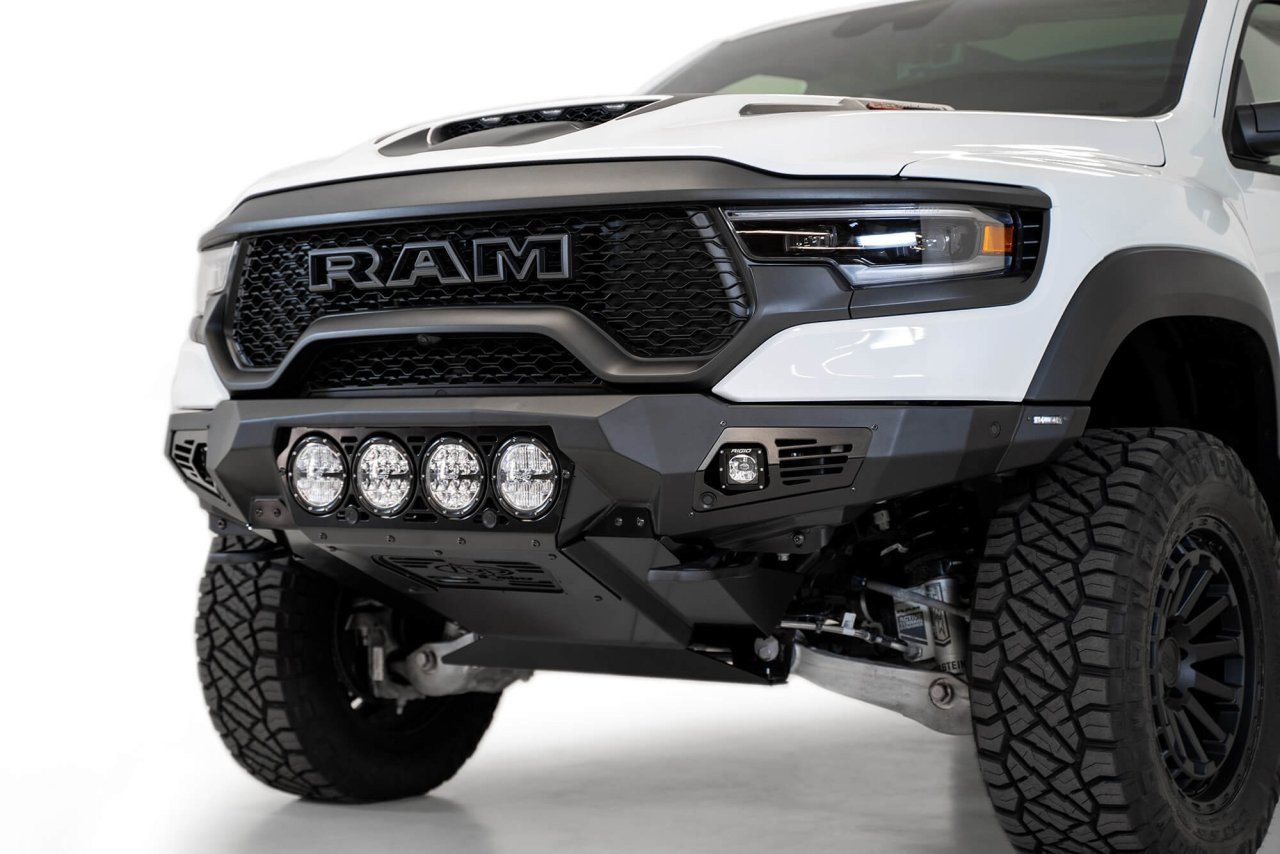 Bomber Front Bumper (F620014110103) — installed view