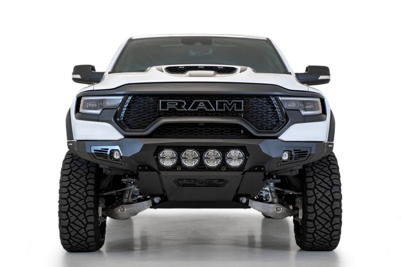 Bomber Front Bumper (F620014110103) — installed view