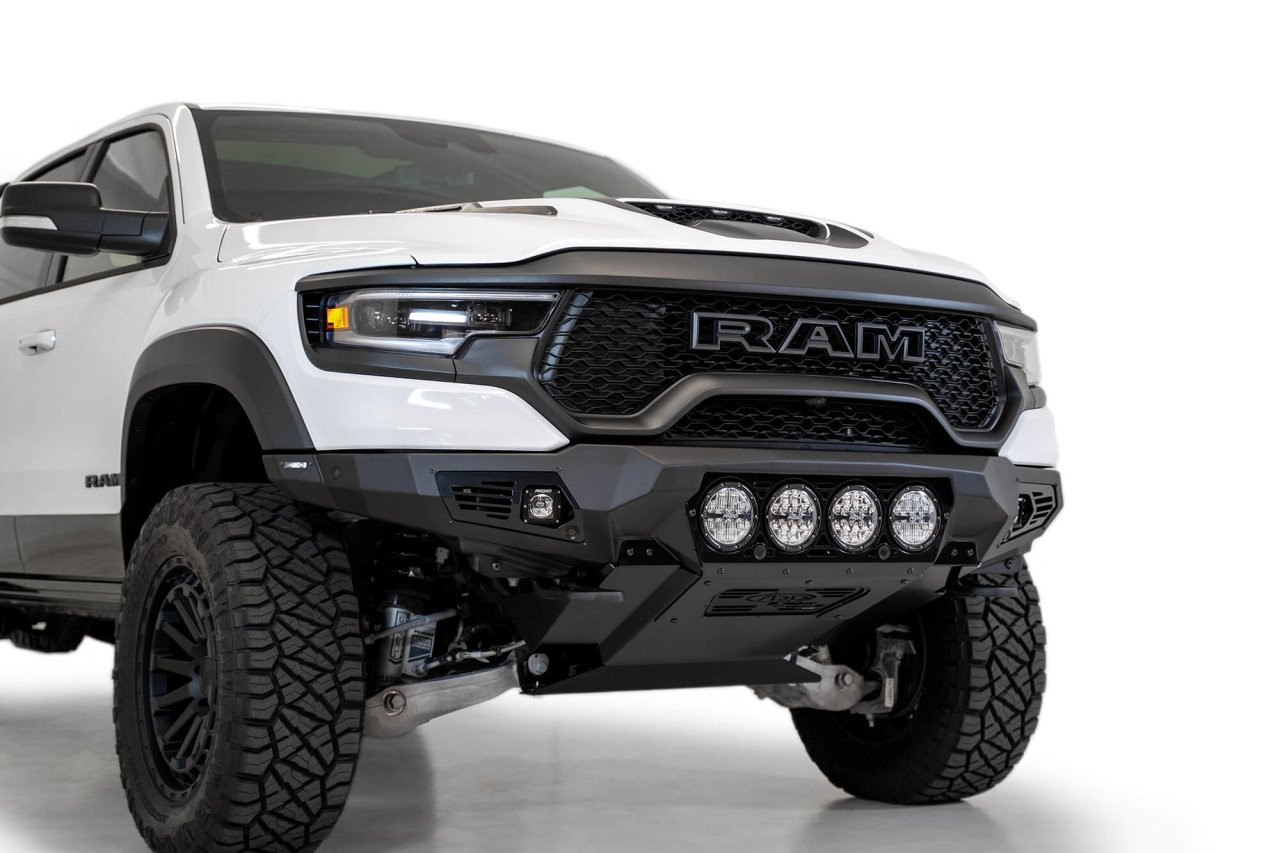Bomber Front Bumper (F620014110103) — installed view