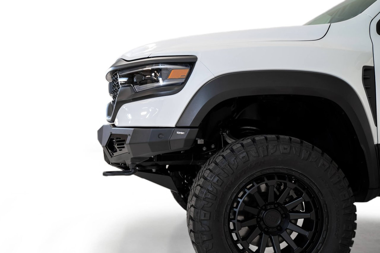 Bomber Front Bumper (F620014110103) — installed view