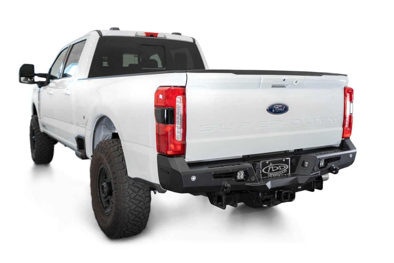 Bomber Rear Bumper (R810141090103) — installed view