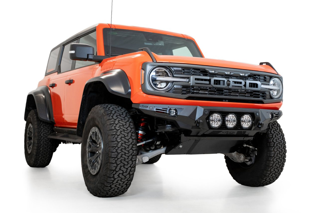 Bomber Front Bumper (F260014130103) — installed view
