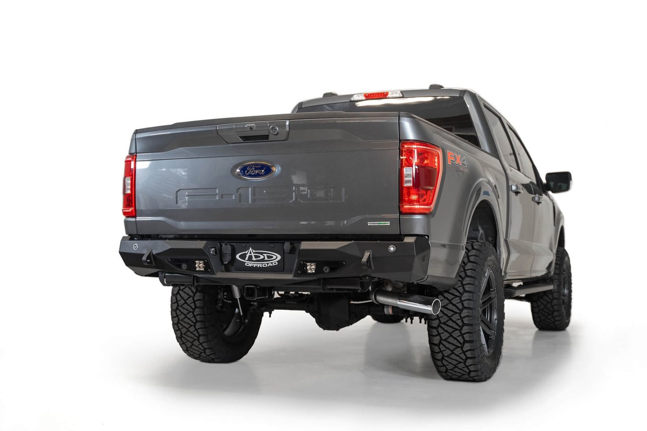 Stealth Fighter Rear Bumper (R191231280103) — installed view