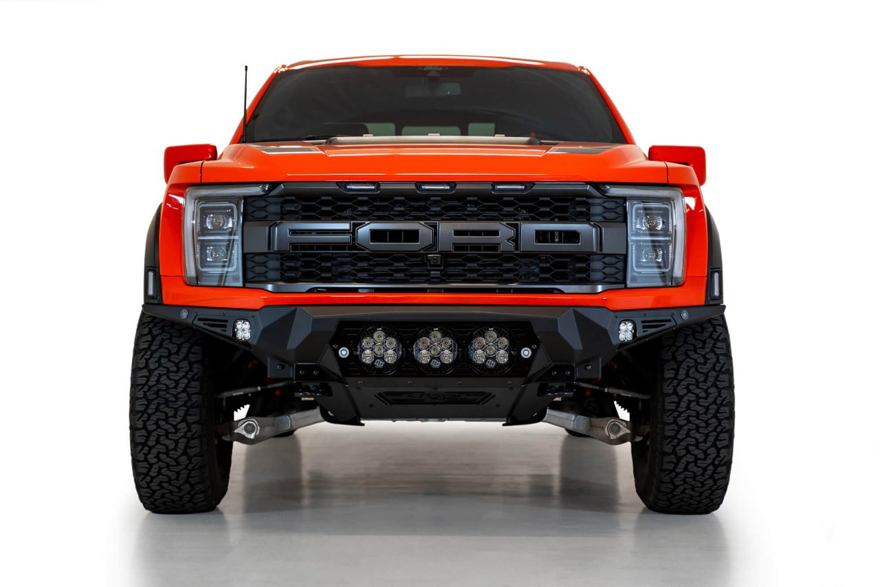 Bomber Front Bumper (F210014100103) — installed view