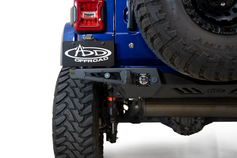 Stealth Fighter Rear Bumper (R960181280103) — installed view