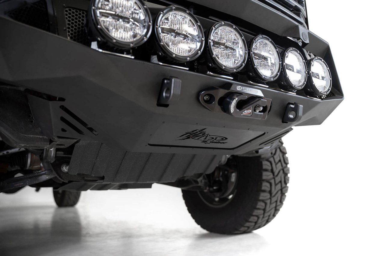 Bomber HD Front Bumper (F460053500103) — installed view