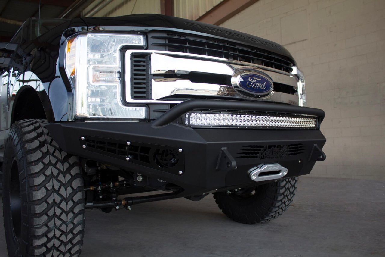 HoneyBadger Front Bumper (F167382840103) — installed view