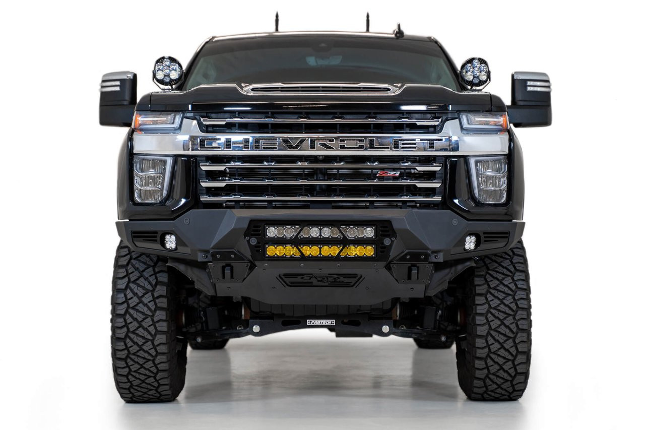 Bomber Front Bumper (F270012140103) — installed view
