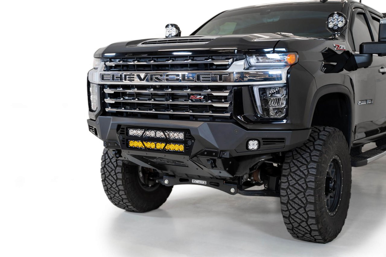 Bomber Front Bumper (F270012140103) — installed view