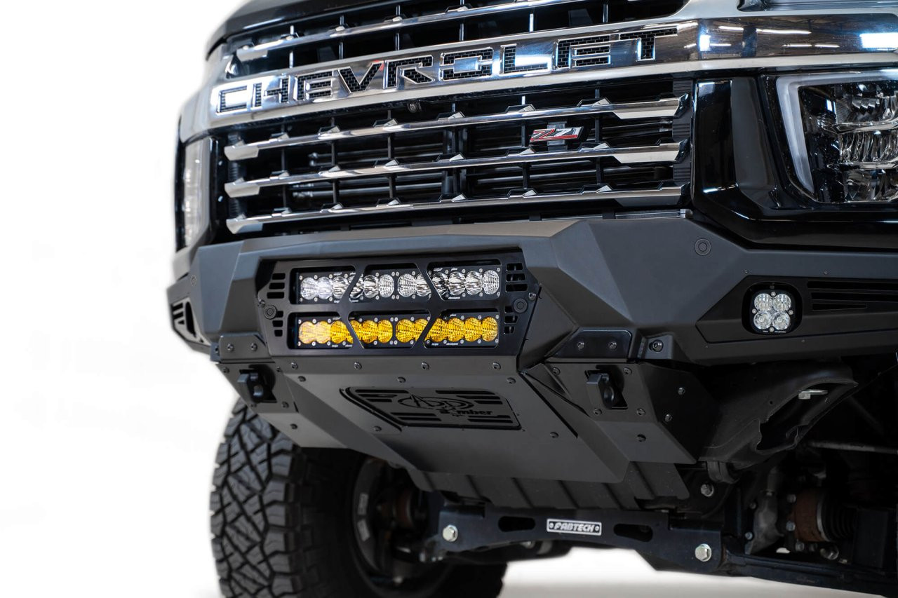 Bomber Front Bumper (F270012140103) — installed view