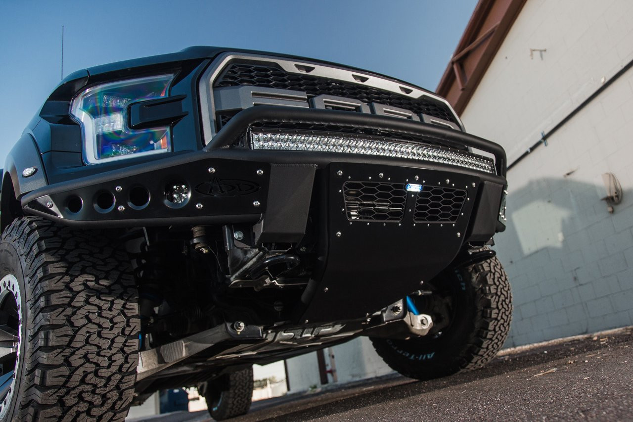 Stealth R Front Bumper (F113772890103) — installed view