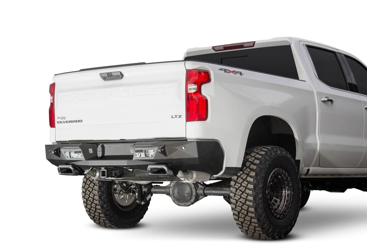 Stealth Fighter Rear Bumper (R441051280103) — installed view