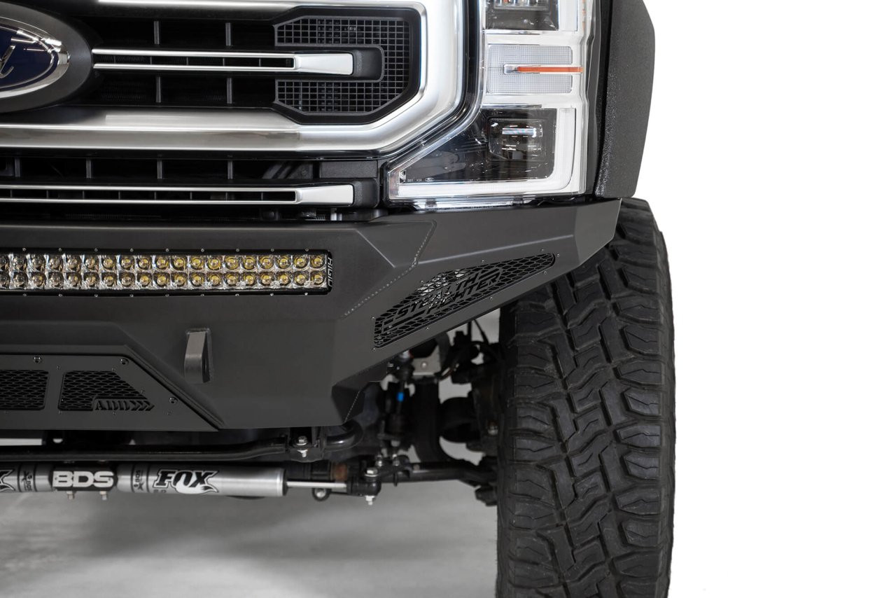 Stealth Fighter Front Bumper (F171193030103) — installed view