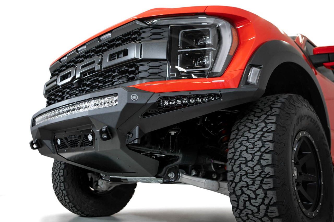 Stealth Fighter Front Bumper (F210151140103) — installed view