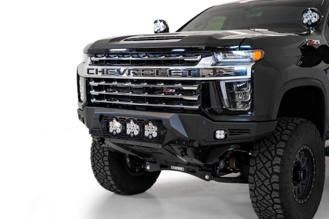 Bomber Front Bumper (F270014100103) — installed view