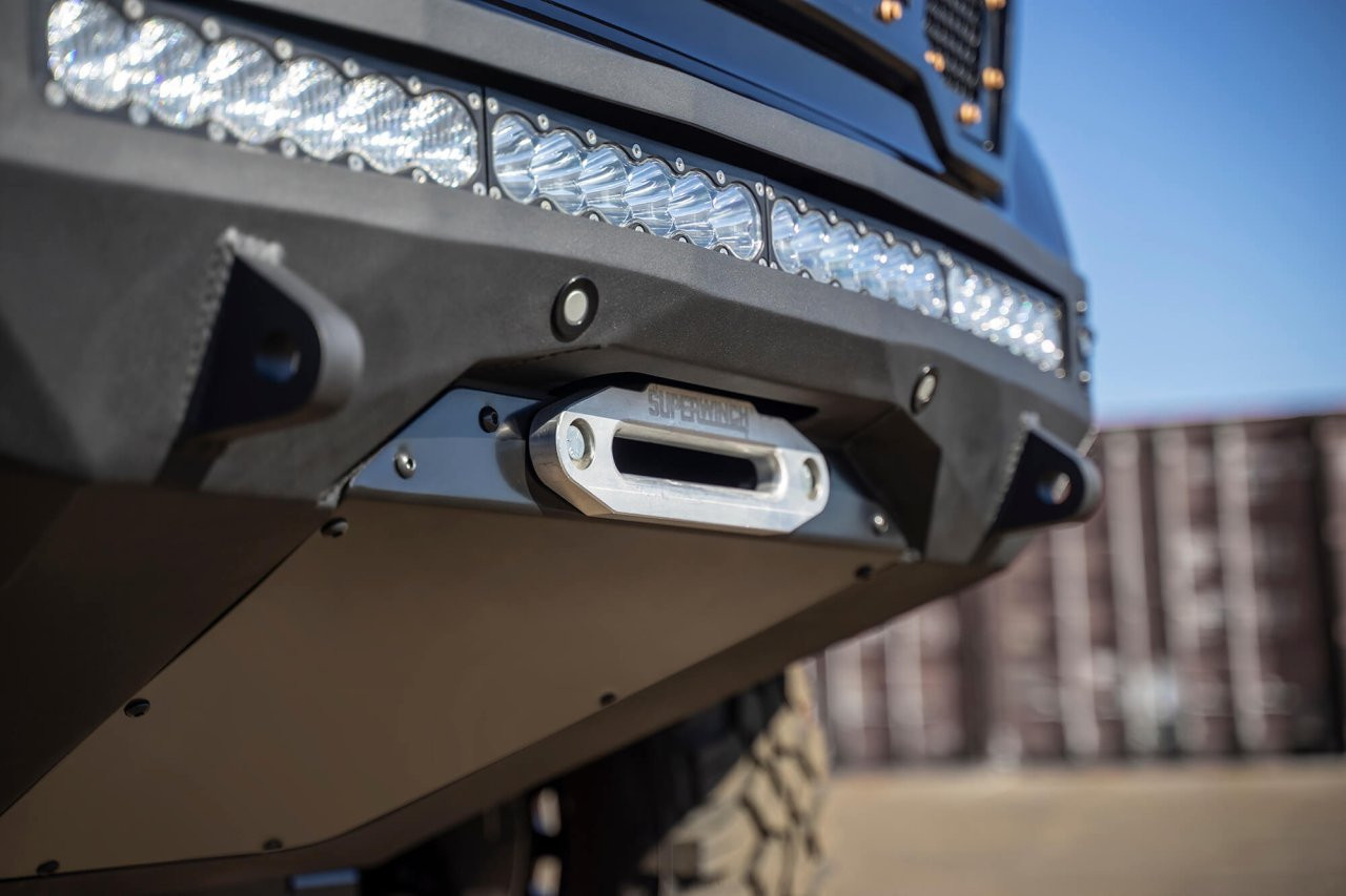 Stealth Fighter Front Bumper (F471423030103) — installed view