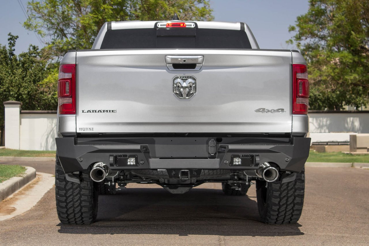 Stealth Fighter Rear Bumper (R551281280103) — installed view