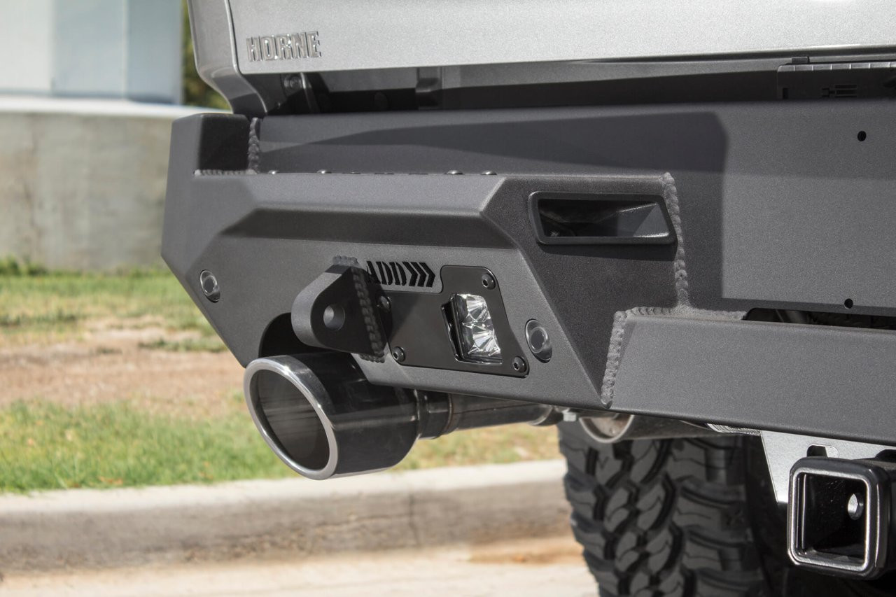 Stealth Fighter Rear Bumper (R551281280103) — installed view