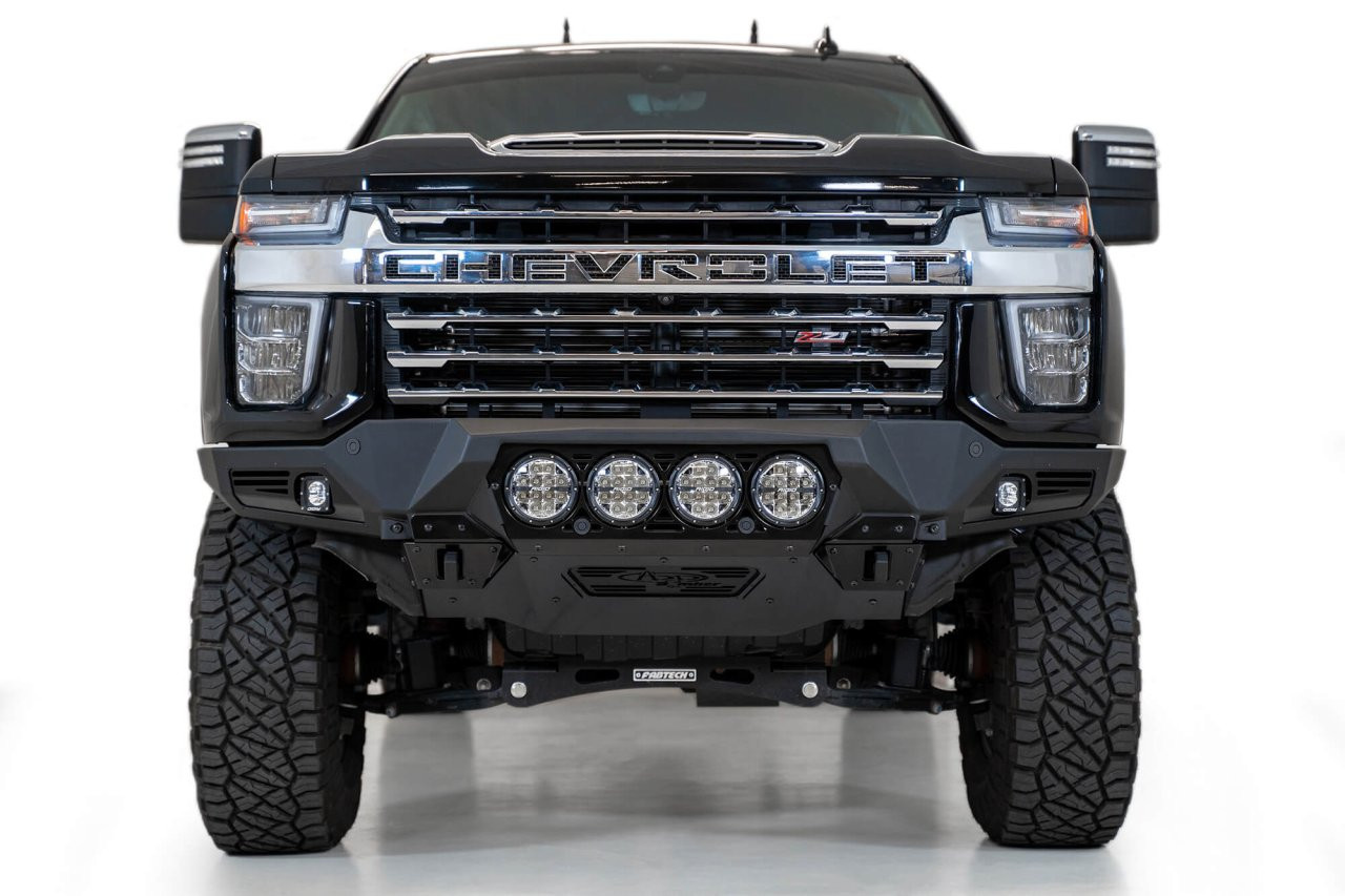 Bomber Front Bumper (F270014110103) — installed view