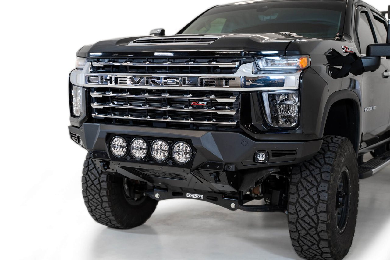 Bomber Front Bumper (F270014110103) — installed view
