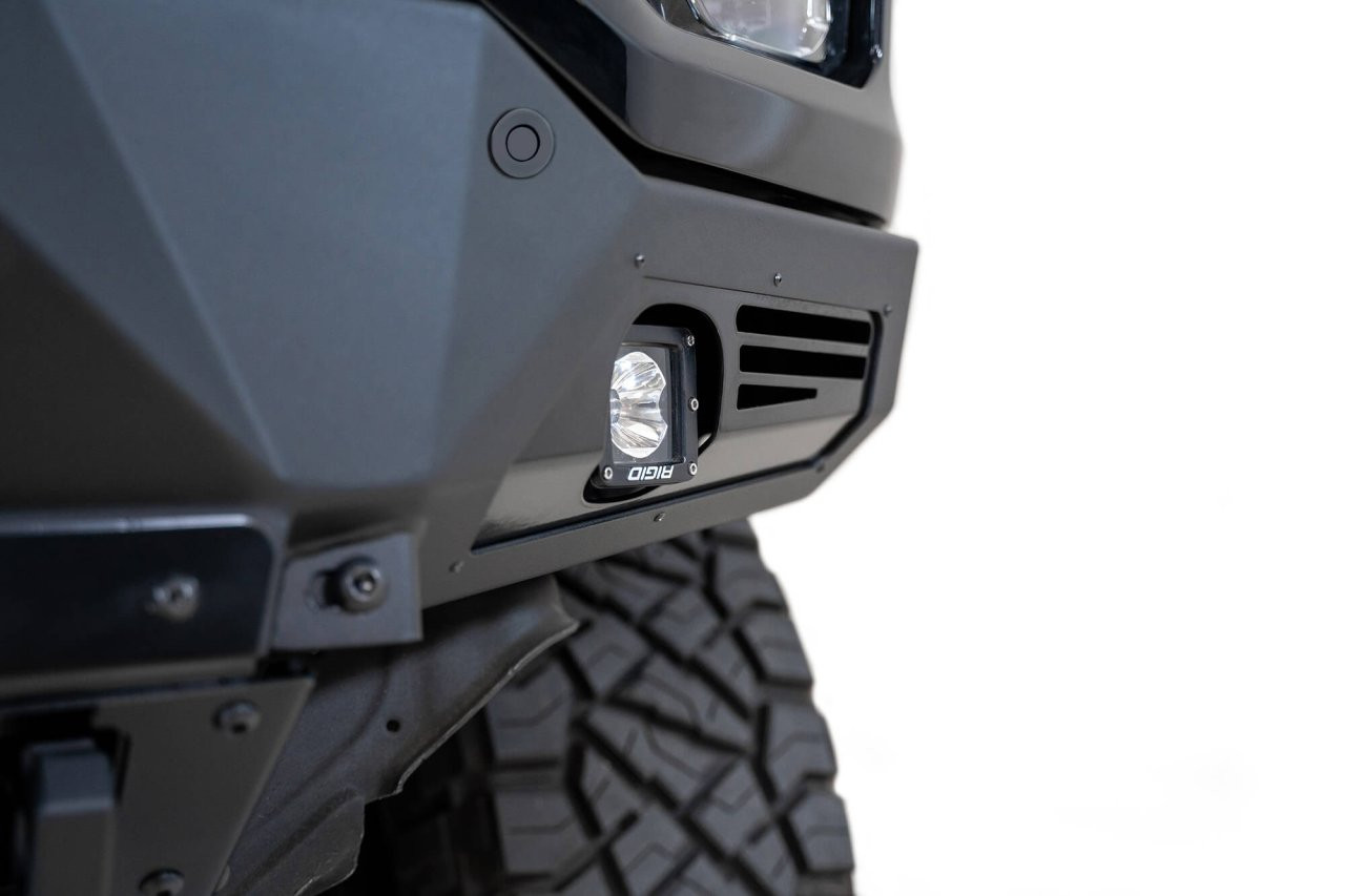 Bomber Front Bumper (F270014110103) — installed view