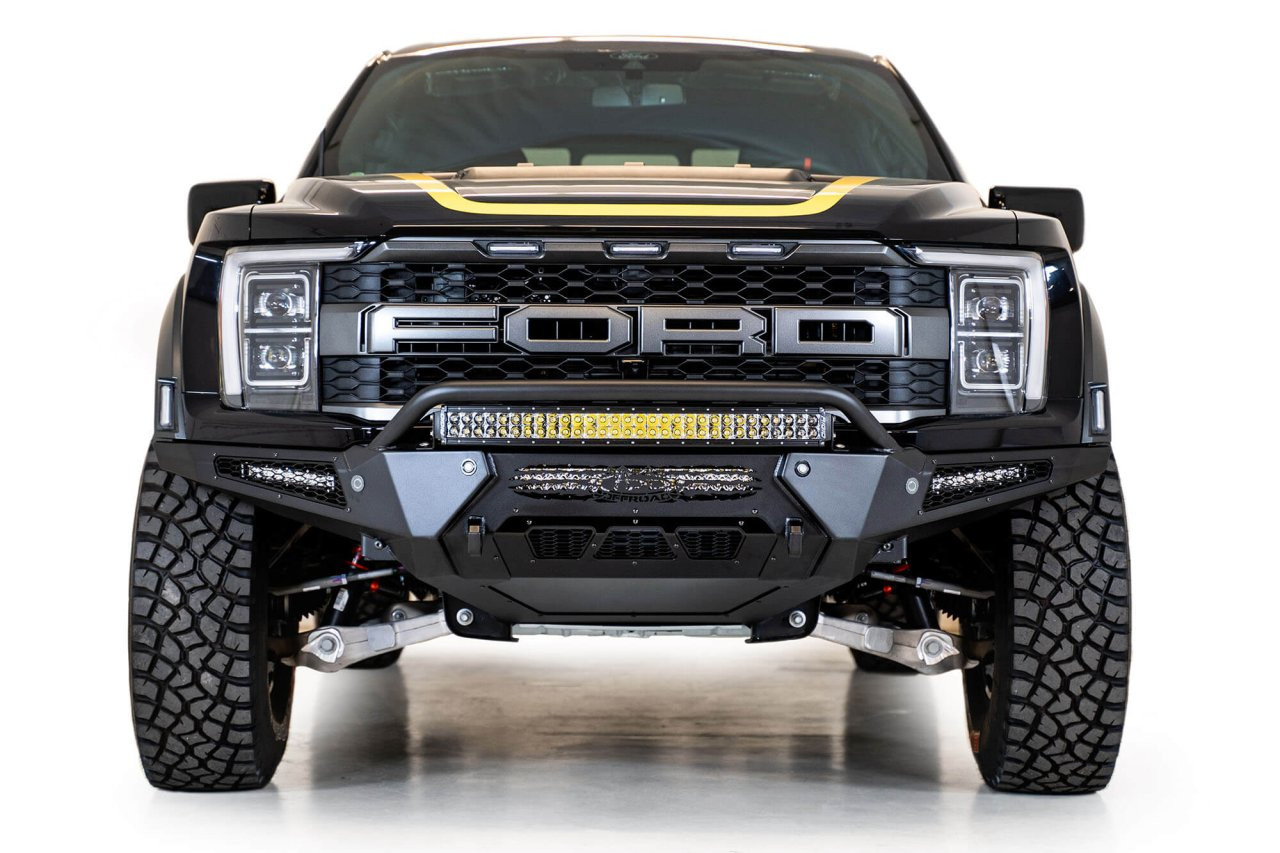 HoneyBadger Front Bumper (F210221180103) — installed view