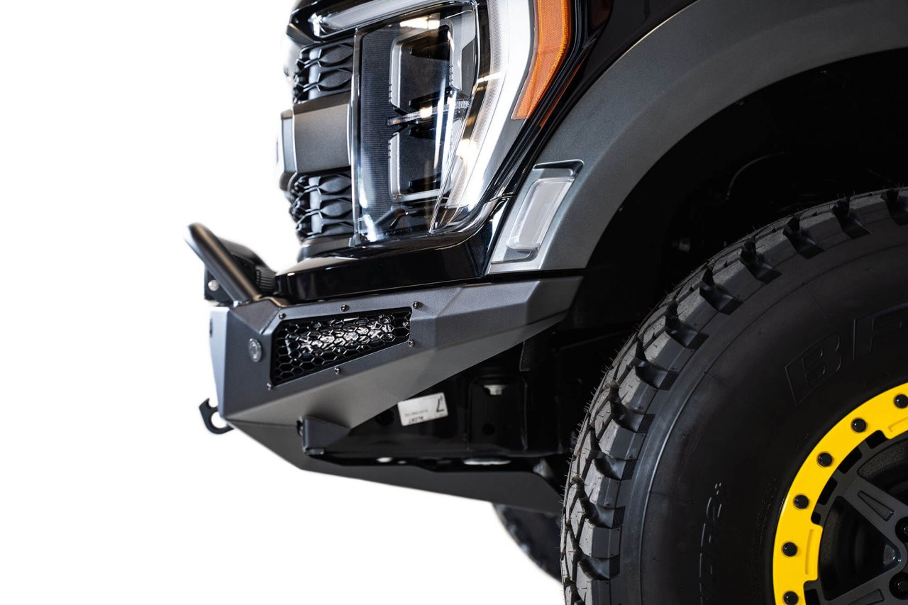 HoneyBadger Front Bumper (F210221180103) — installed view