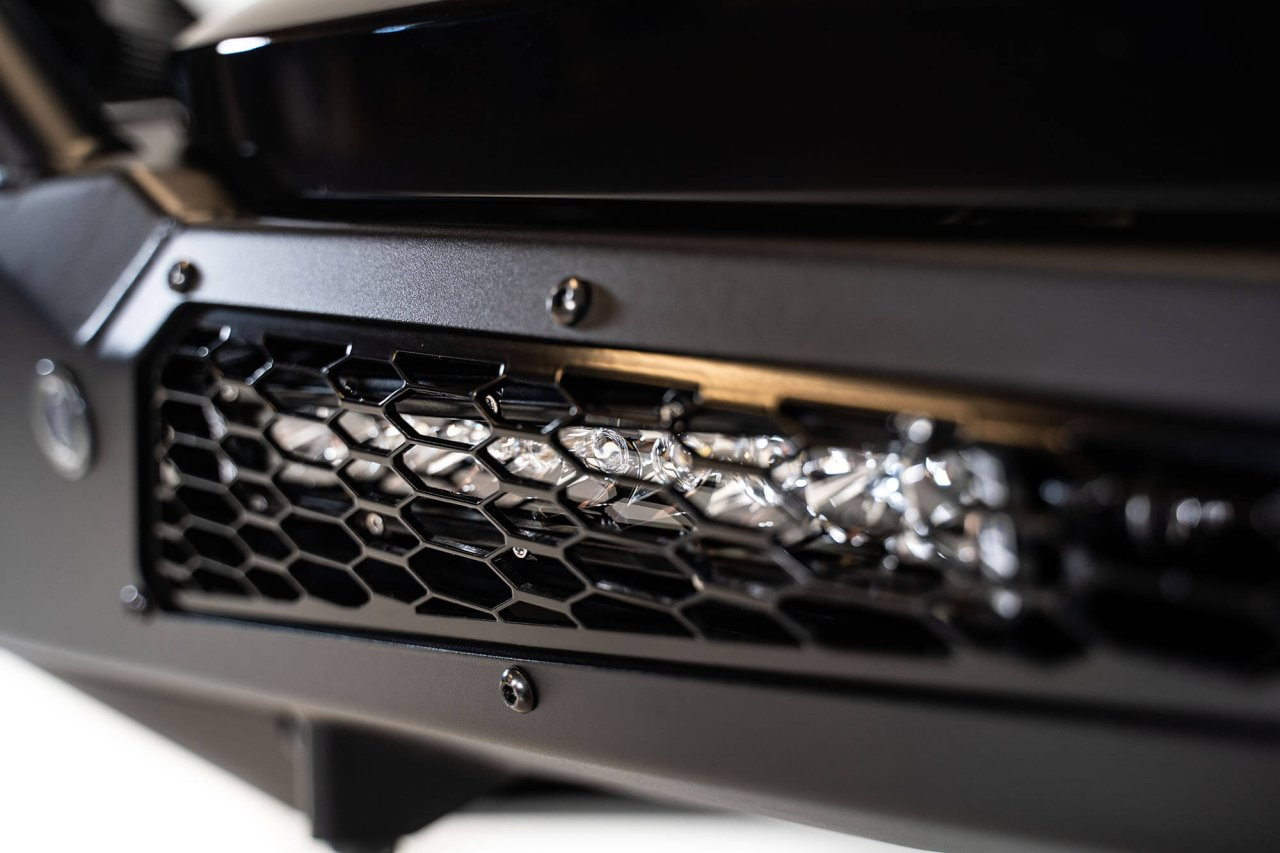 HoneyBadger Front Bumper (F210221180103) — installed view