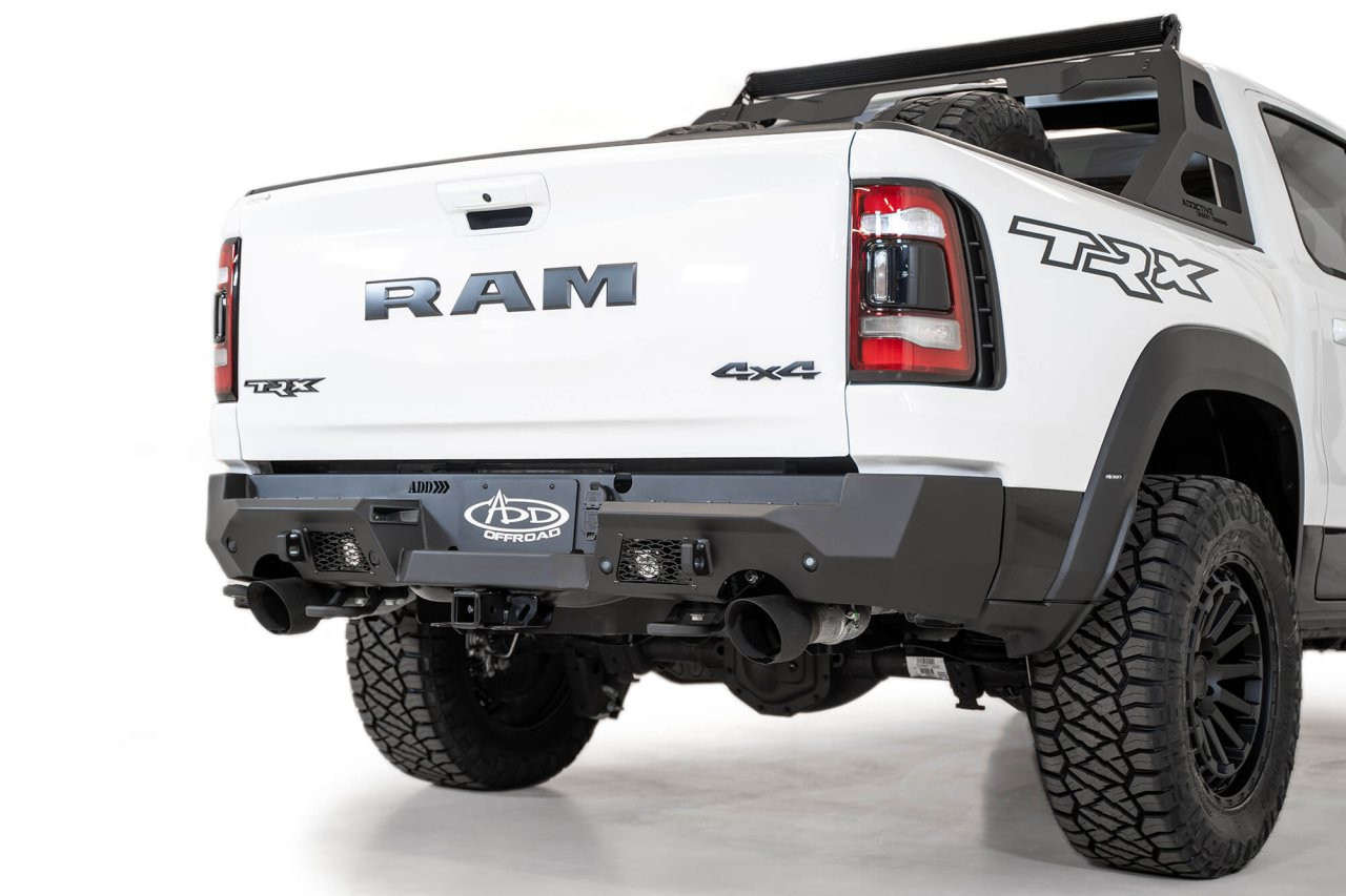 Stealth Fighter Rear Bumper (R620081280103) — installed view