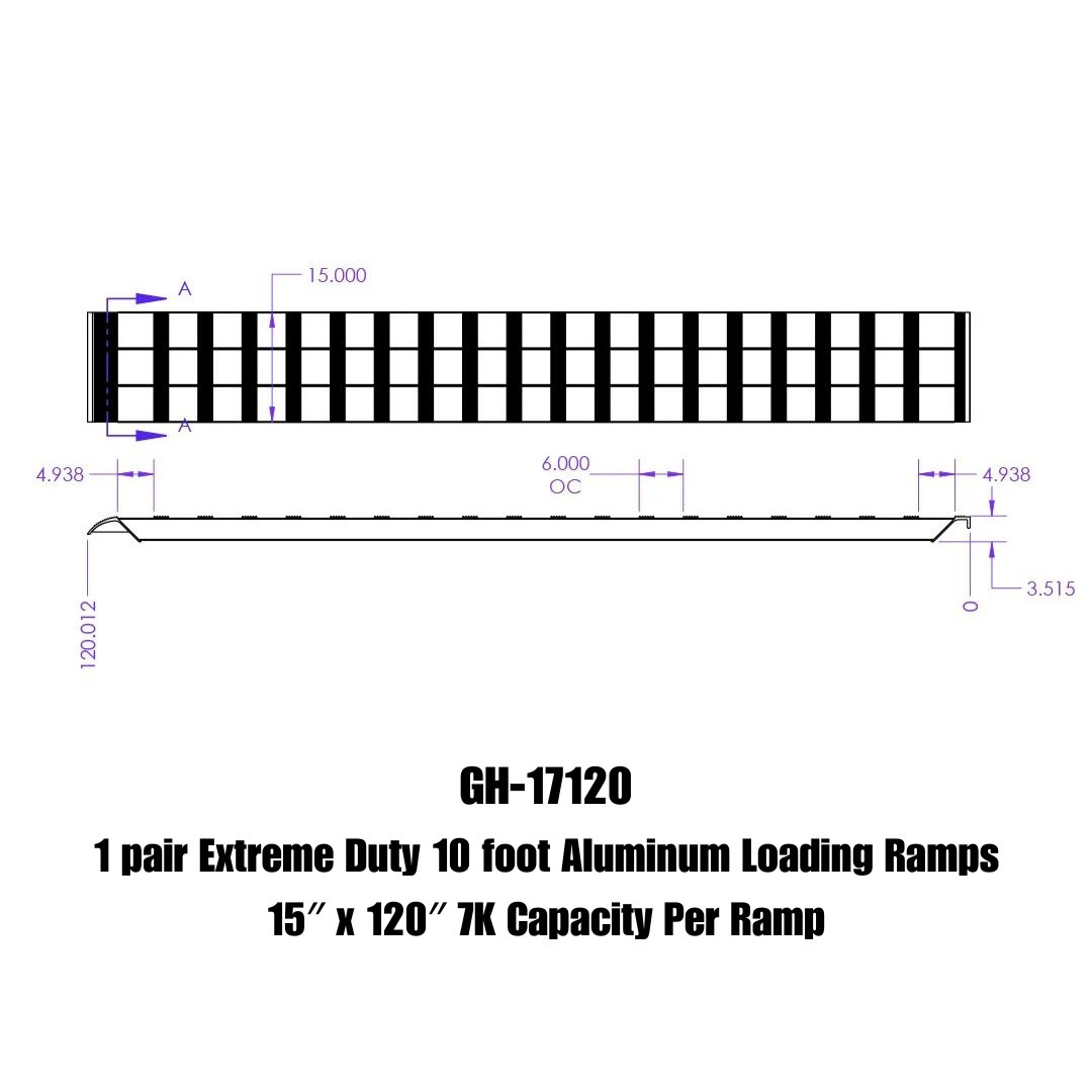 Aluminum Ramps (GH-17120)