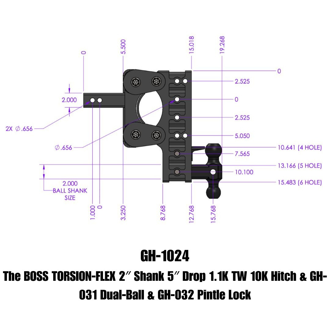 BOSS Drop Hitch (GH-1024)