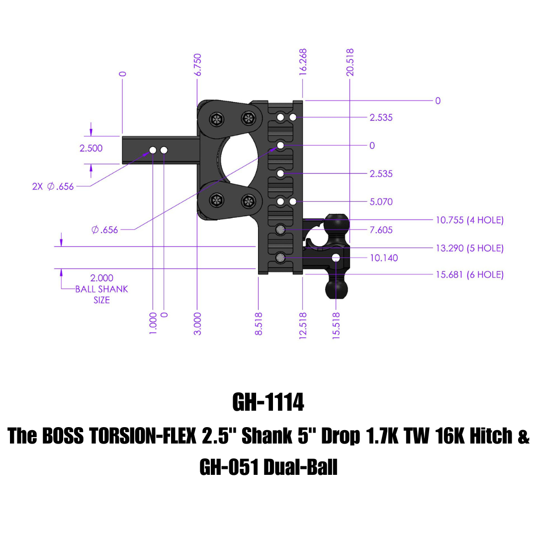 BOSS Drop Hitch (GH-1114) — primary image