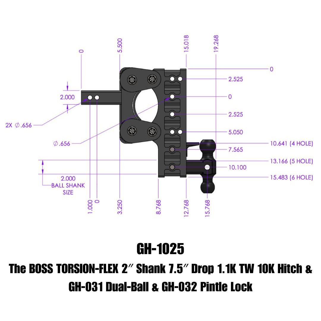 BOSS Drop Hitch (GH-1025)
